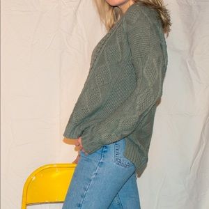 madewell green sweater